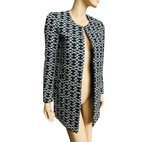 Silvian Heach Cotton Blend Coat Size XS Side Front Pockets No Buttons Closure - Picture 1 of 9